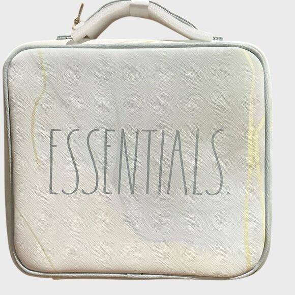 Rae Dunn Essentials Marbeled Makeup Toiletries Cosmetic Travel bag Gift NWT - Picture 2 of 8